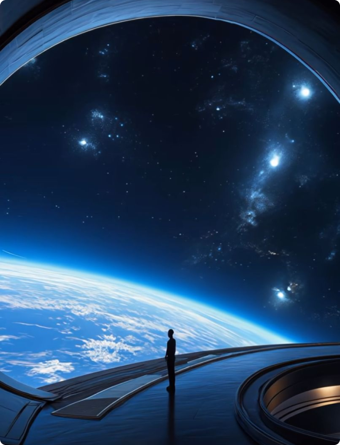 View of Earth from space